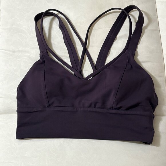Lululemon Pushing Limits Sports Bra Cyber Luxtreme C/D Cup Yoga Activewear 4 - Picture 6 of 8